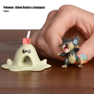 Pokemon : Alolan Rattata & Sandygast-95003